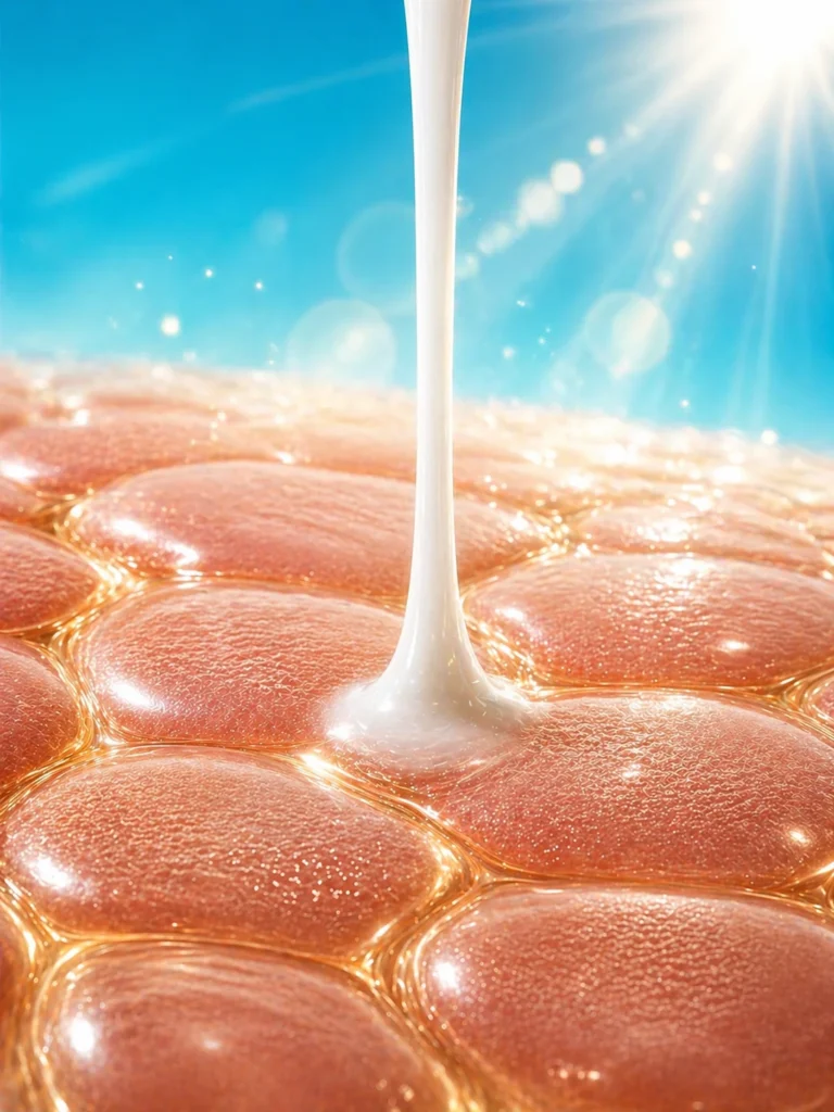 Apple of Youth Protect Step – sunscreen-inspired visual representing daily protection and preservation of skincare results.