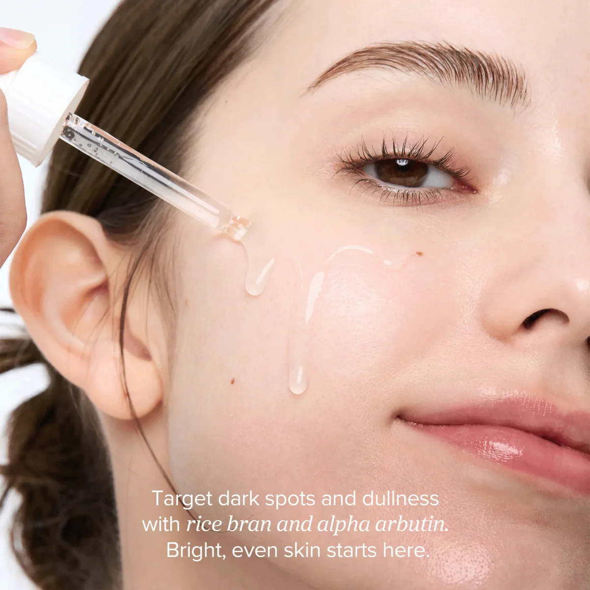 Applying Beauty of Joseon Glow Deep Serum with dropper