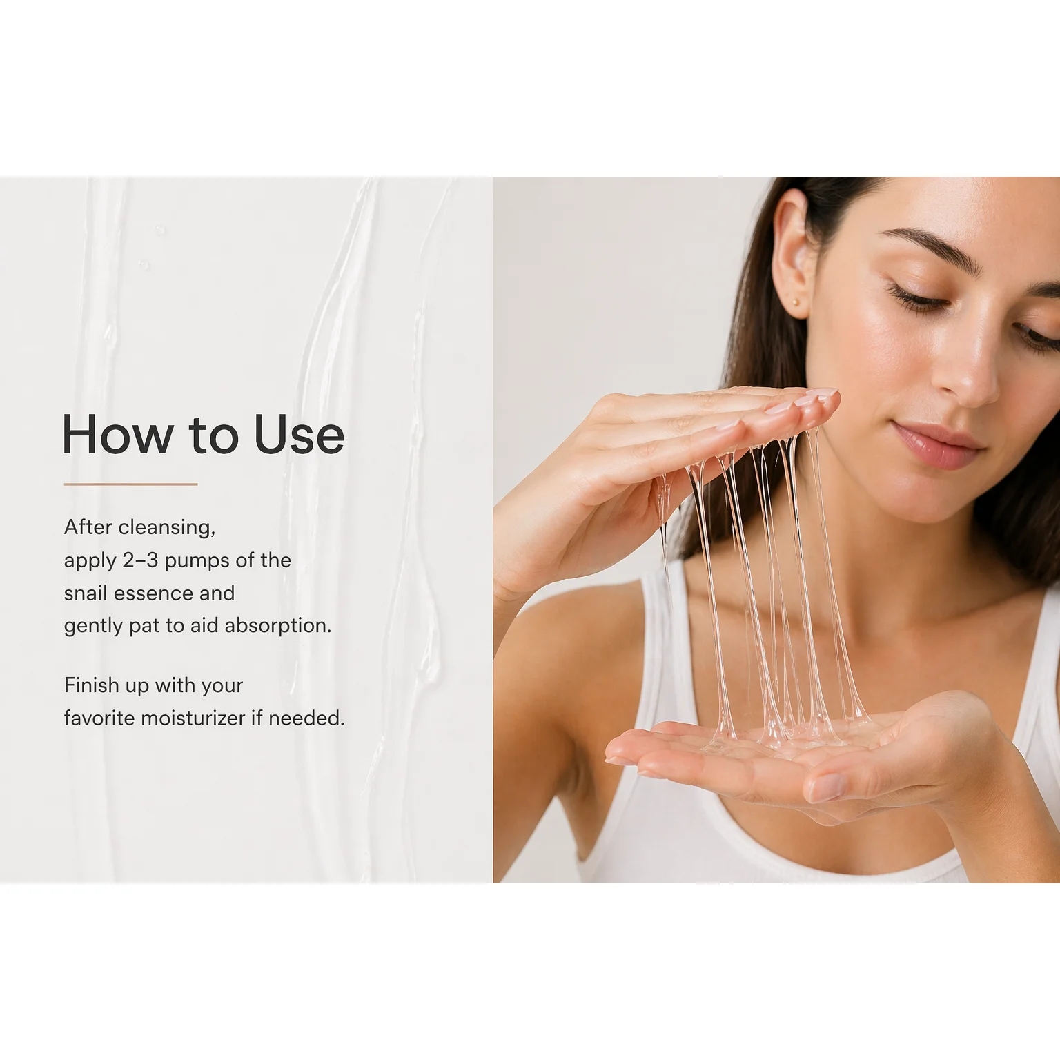 How to use COSRX Advanced Snail 96 Mucin Power Essence on the face