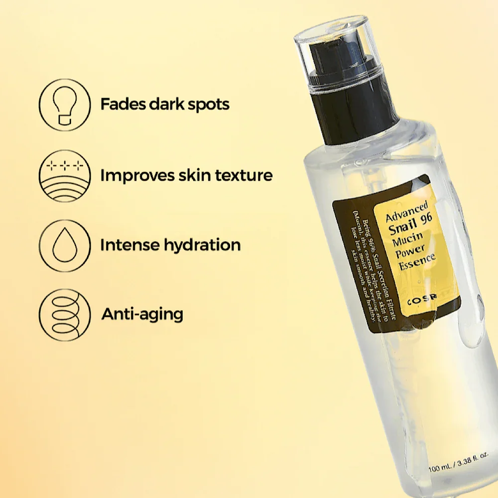 COSRX Advanced Snail 96 Mucin Power Essence skin hydration and repair benefits